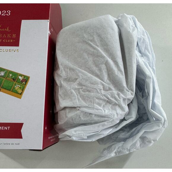 Hallmark Keepsake Ornament Club Santa's Ornament Treasures 2023 - Picture 4 of 5